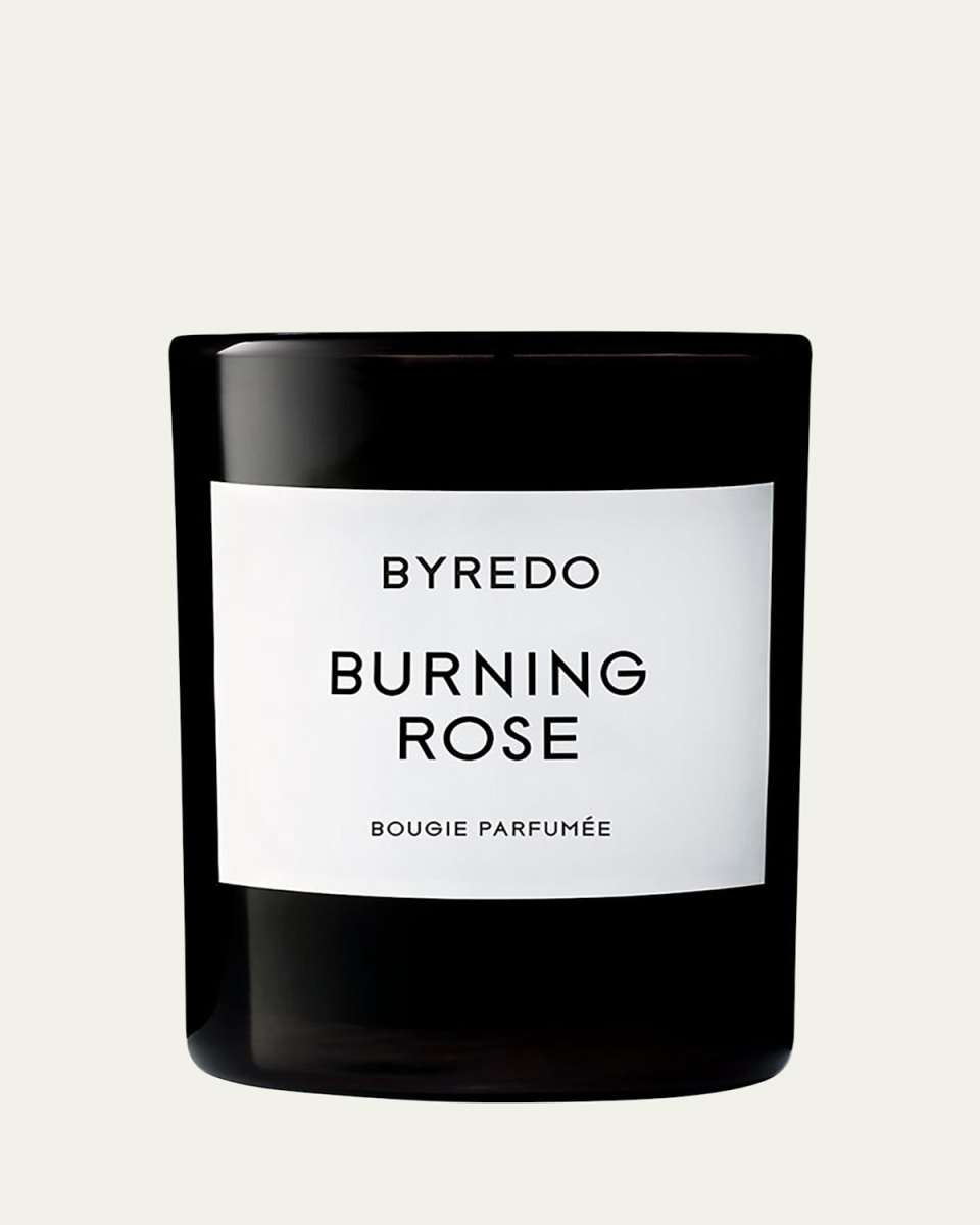 2.4 oz. Burning Rose Candle